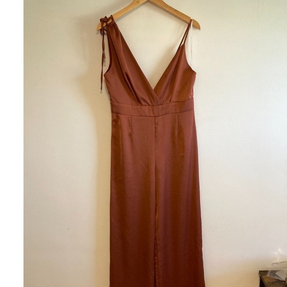 Lulu's Rust Colored Jumpsuit - Picture 4 of 5